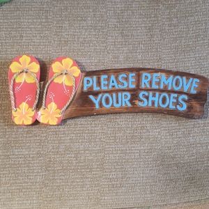 Beach Flip flop Sign